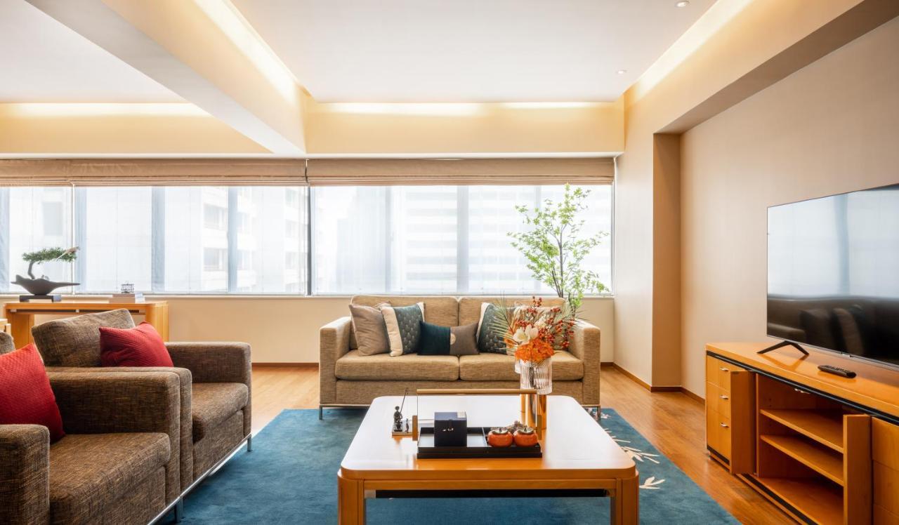 Shanghai Centre Serviced Apartment Xangai Exterior foto