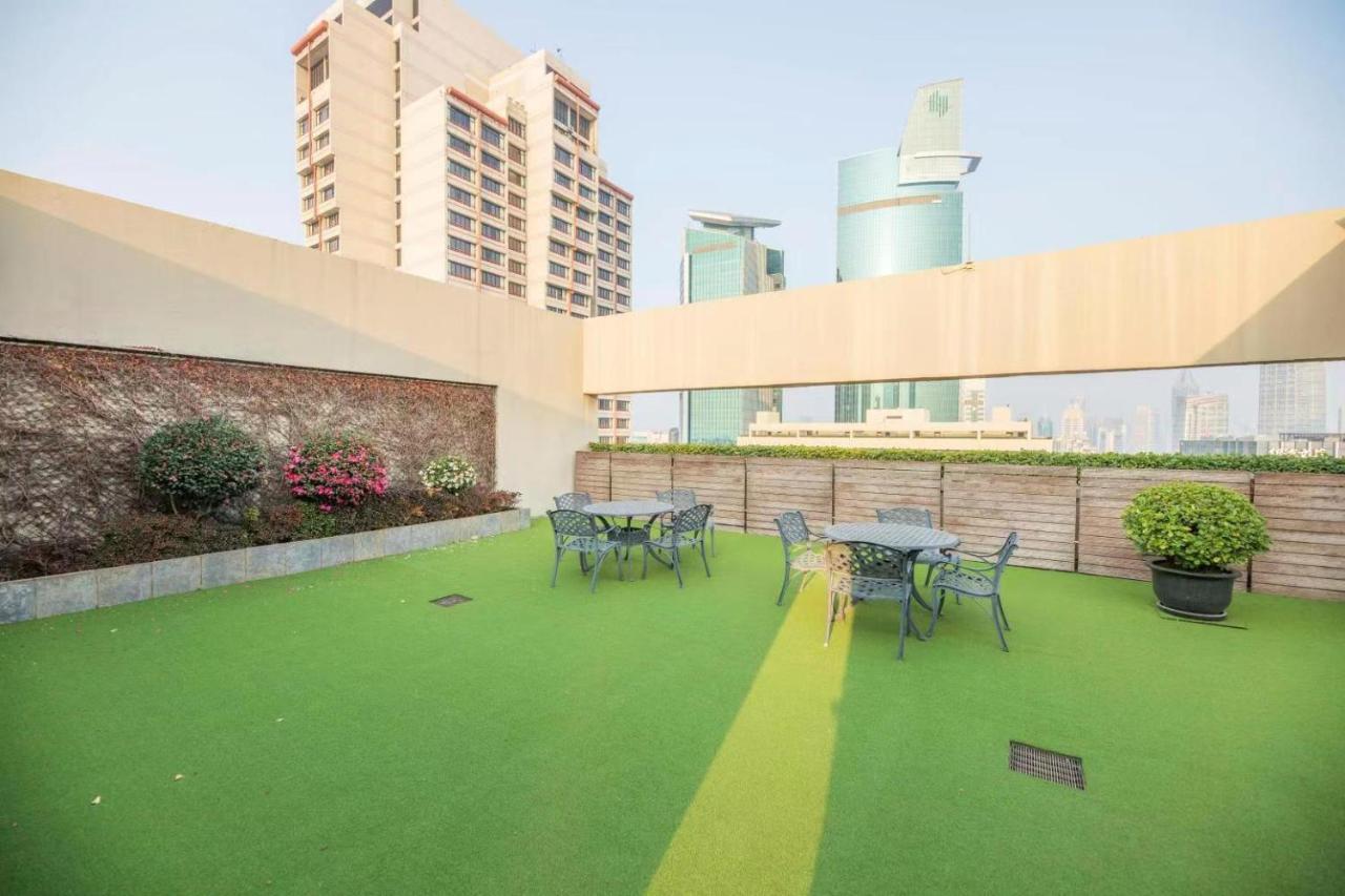 Shanghai Centre Serviced Apartment Xangai Exterior foto