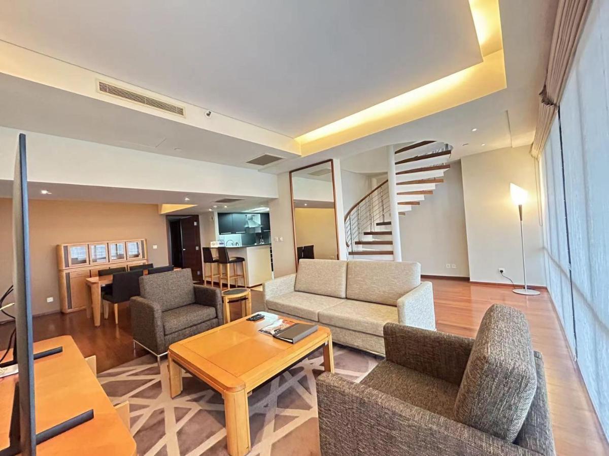 Shanghai Centre Serviced Apartment Xangai Exterior foto