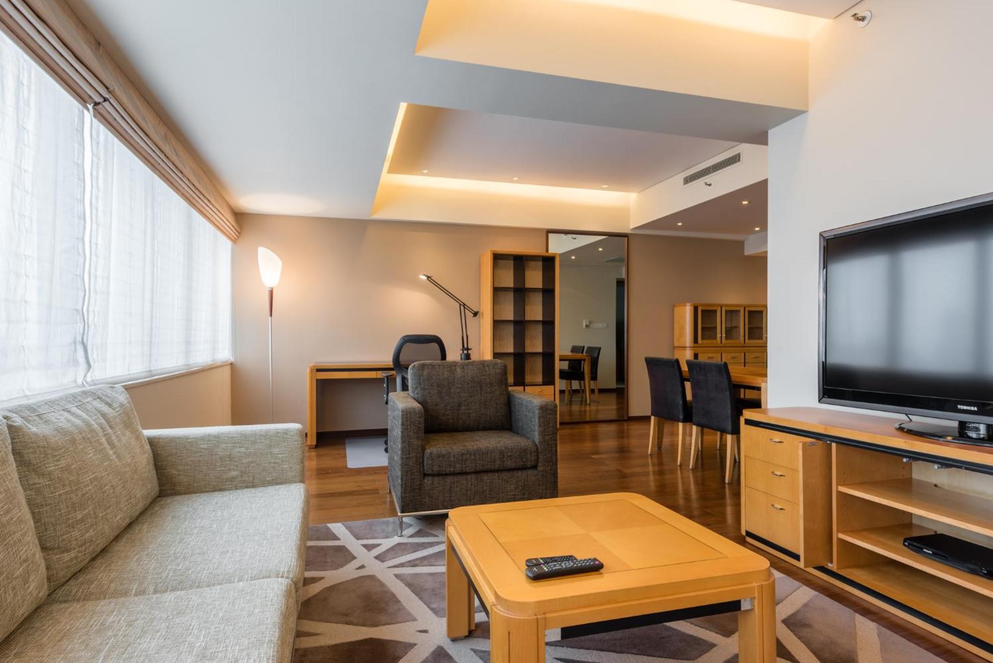 Shanghai Centre Serviced Apartment Xangai Exterior foto