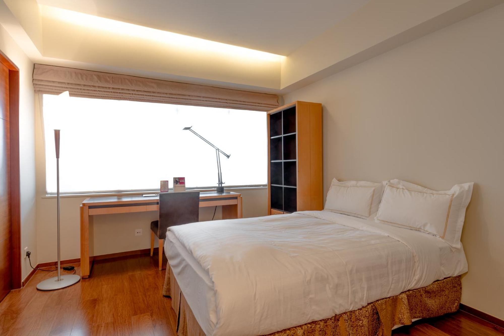 Shanghai Centre Serviced Apartment Xangai Exterior foto